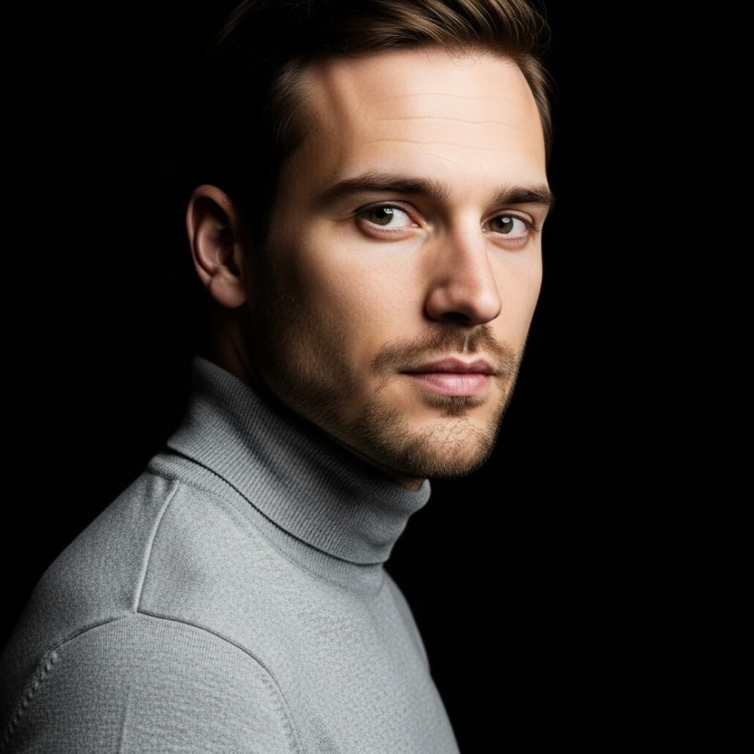 High-Key Black Background Portrait: Google Imagen prompts, Nano Banana prompts, Midjourney prompts, ChatGPT prompts, DALL-E prompts Prompt