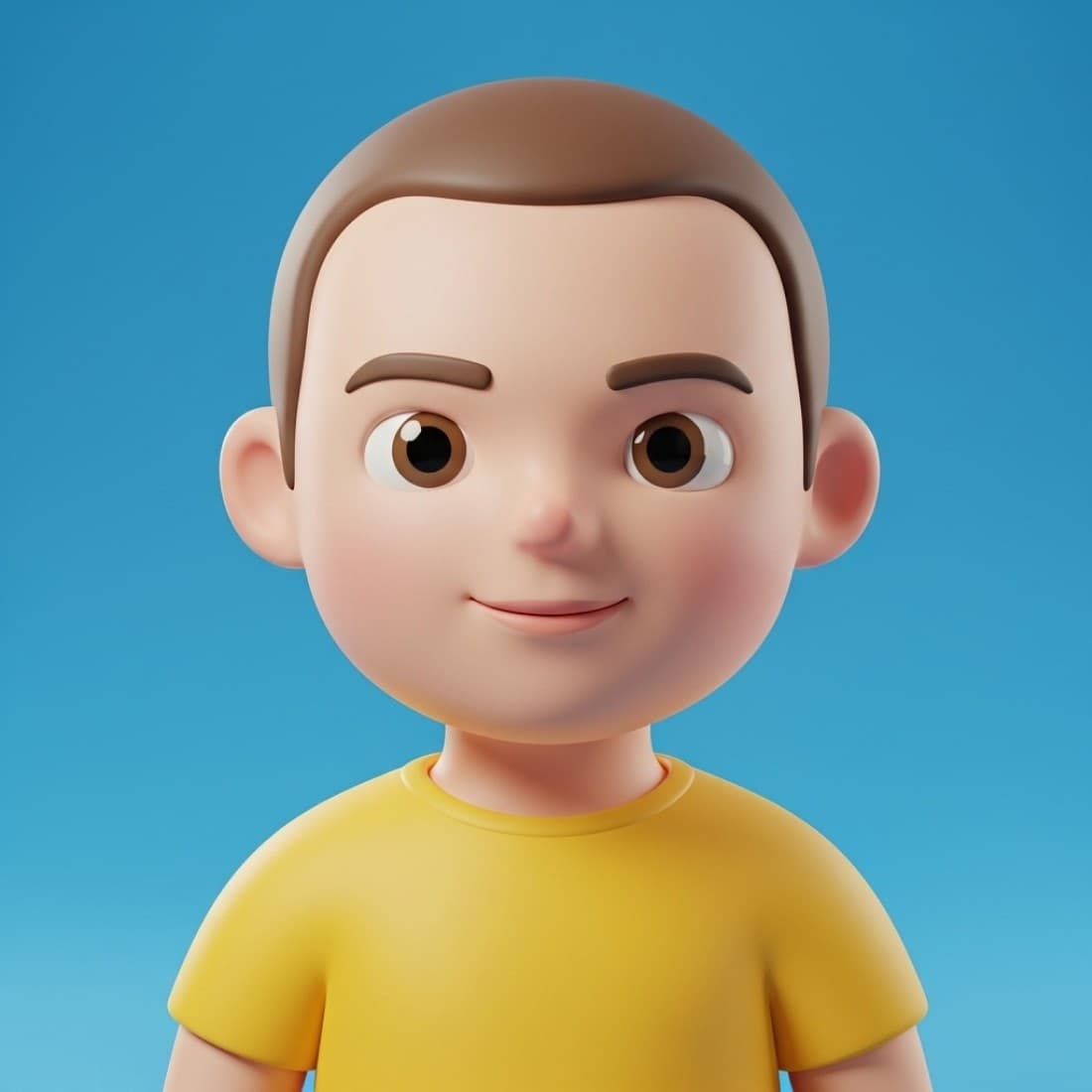 Round-Headed Character Avatar: Google Imagen, Nano Banana, Midjourney, ChatGPT, Twitter/X Prompt