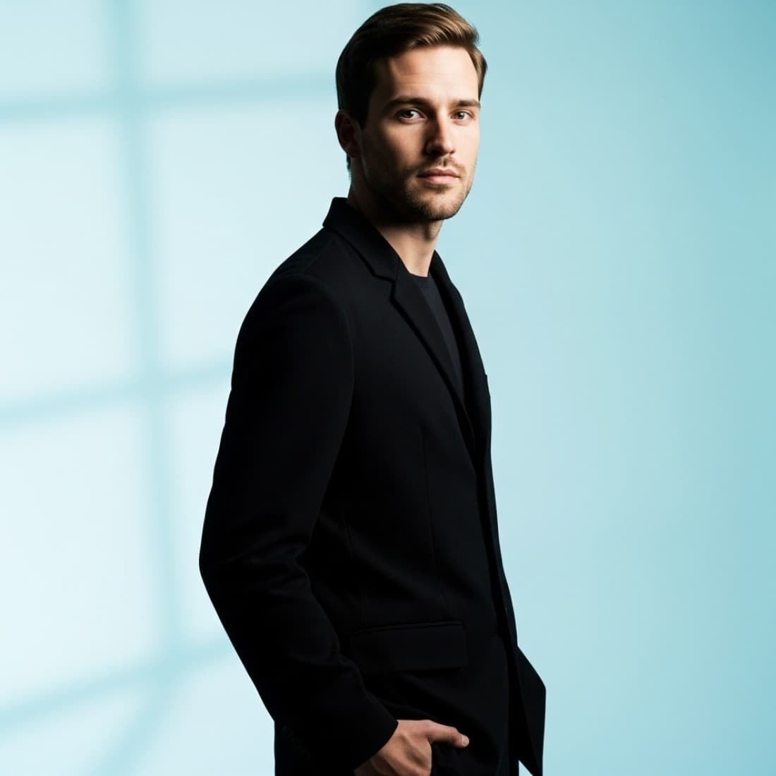 Men's LinkedIn Instagram Dating Profile AI Headshot Standing: Google Imagen prompts, Nano Banana prompts, Midjourney prompts, ChatGPT prompts, DALL-E prompts Prompt
