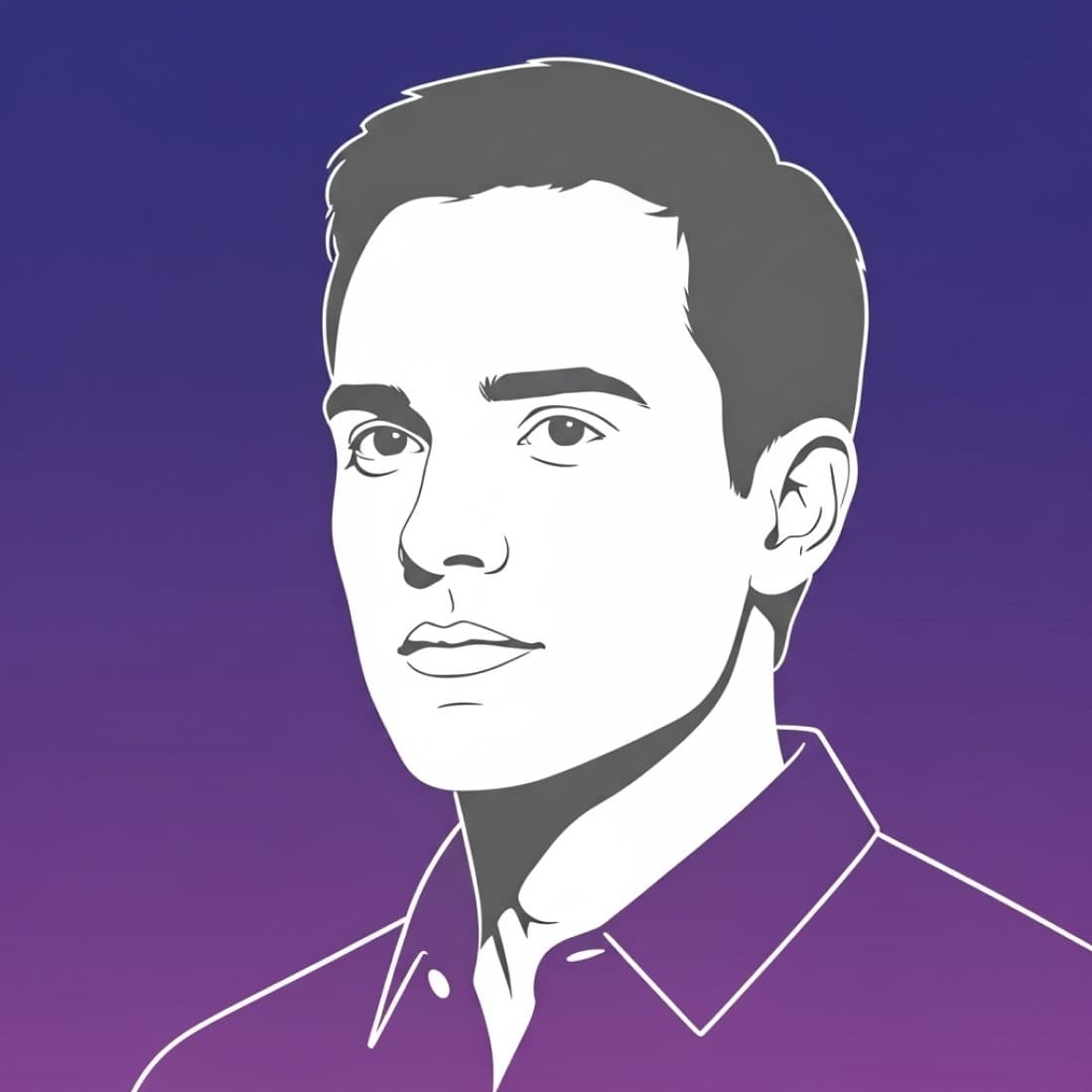 Rich Violet-Indigo Gradient Avatar: Google Imagen prompts, Nano Banana prompts, Midjourney prompts, ChatGPT prompts, DALL-E prompts Prompt