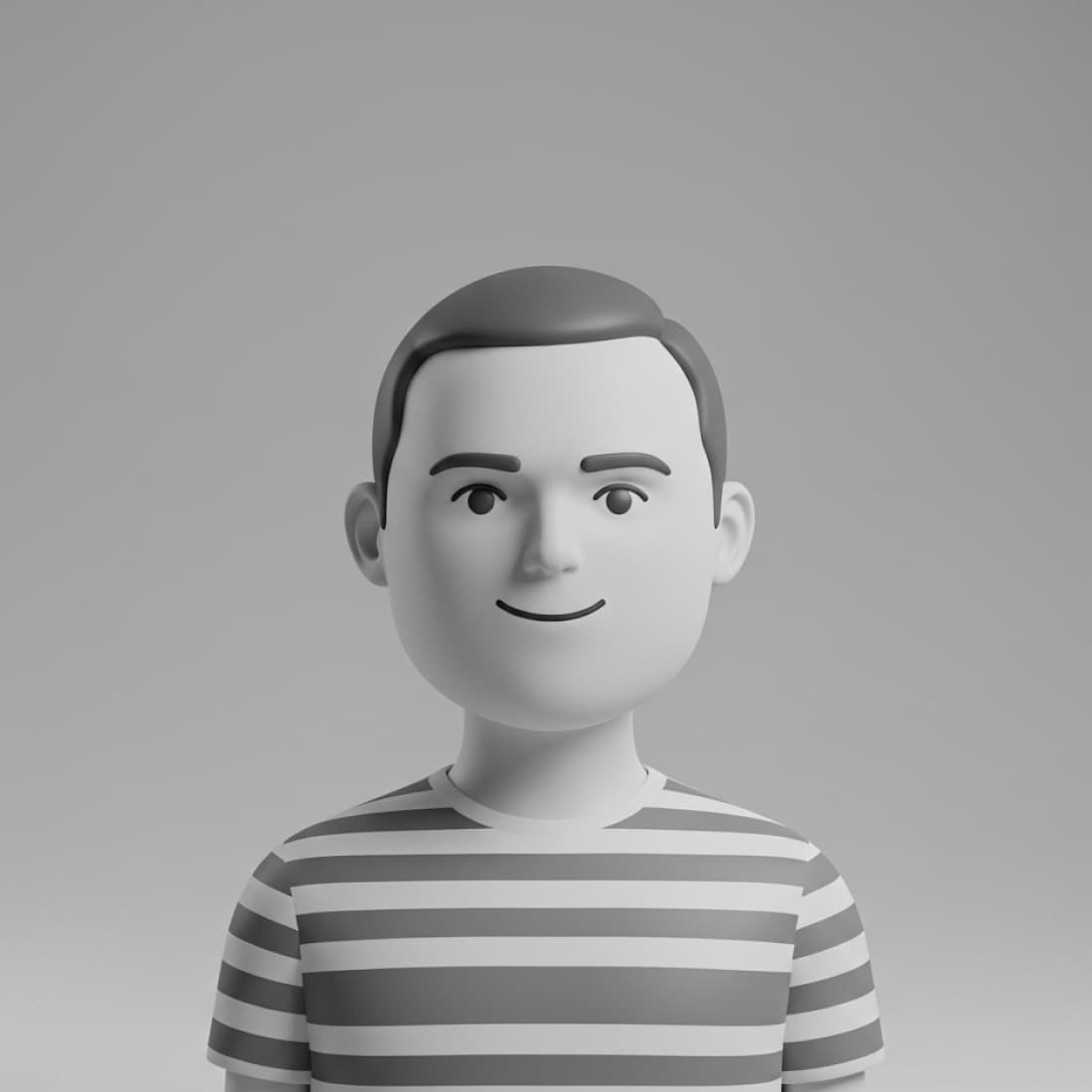 Simple Smile Comic Avatar: Google Imagen, Nano Banana, Midjourney, ChatGPT, Twitter/X Prompt