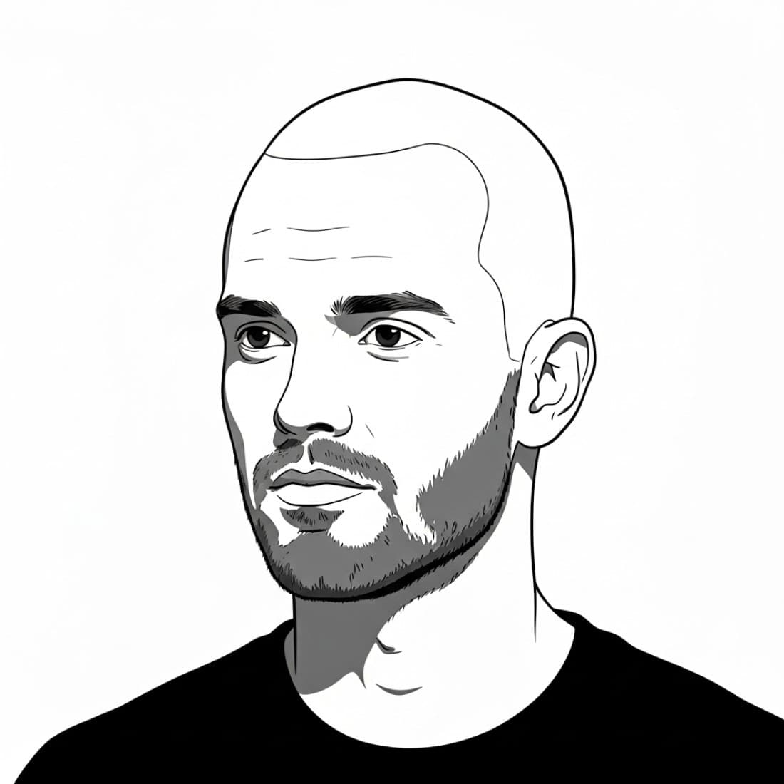 Professional Bald Beard Avatar: Google Imagen prompts, Nano Banana prompts, Midjourney prompts, ChatGPT prompts, DALL-E prompts Prompt