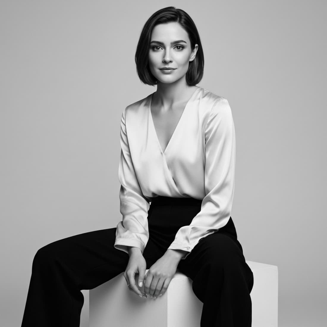Women's LinkedIn Professional AI Headshot Seated Portrait: Google Imagen prompts, Nano Banana prompts, Midjourney prompts, ChatGPT prompts, DALL-E prompts Prompt