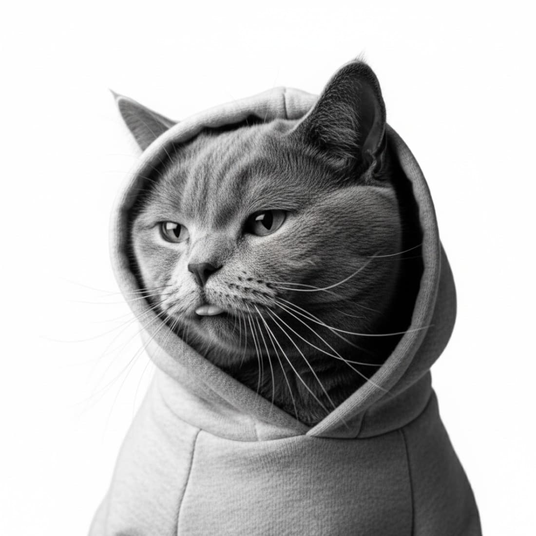 Pet Photography with Hoodie: Google Imagen prompts, Nano Banana prompts, Midjourney prompts, ChatGPT prompts, DALL-E prompts Prompt