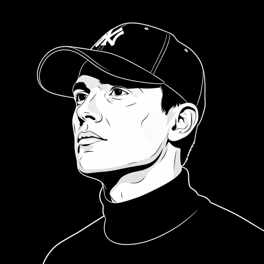 Sophisticated Flat Cap Dark Mode Avatar: Google Imagen prompts, Nano Banana prompts, Midjourney prompts, ChatGPT prompts, DALL-E prompts Prompt