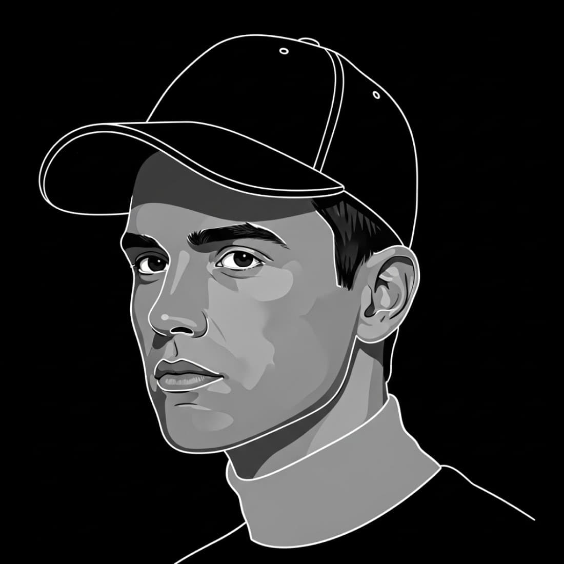 Backward Cap Dark Mode Avatar: Google Imagen prompts, Nano Banana prompts, Midjourney prompts, ChatGPT prompts, DALL-E prompts Prompt