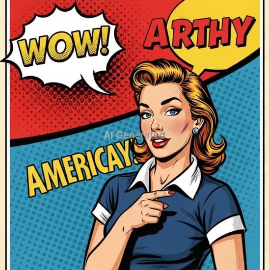 Pop Art Generator: Midjourney, DALL-E 3, Stable Diffusion, Adobe Firefly, Google Imagen3 Prompt