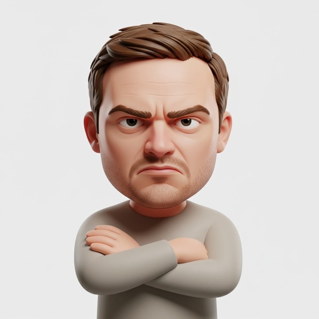 Grumpy Pout Comic Avatar: Google Imagen, Nano Banana, Midjourney, ChatGPT, Twitter/X Prompt