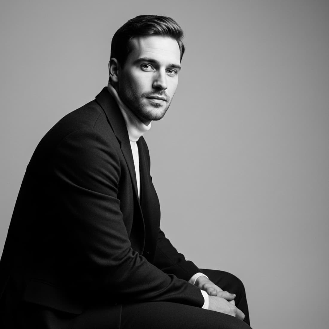 Men's LinkedIn Professional AI Headshot Over-Shoulder: Google Imagen prompts, Nano Banana prompts, Midjourney prompts, ChatGPT prompts, DALL-E prompts Prompt