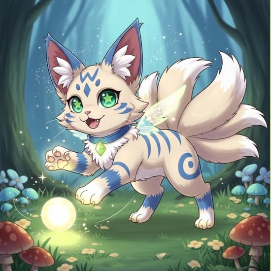 Anime Animal Companion Creator: Midjourney, DALL-E, Stable Diffusion, Google Imagen, Leonardo AI Prompt