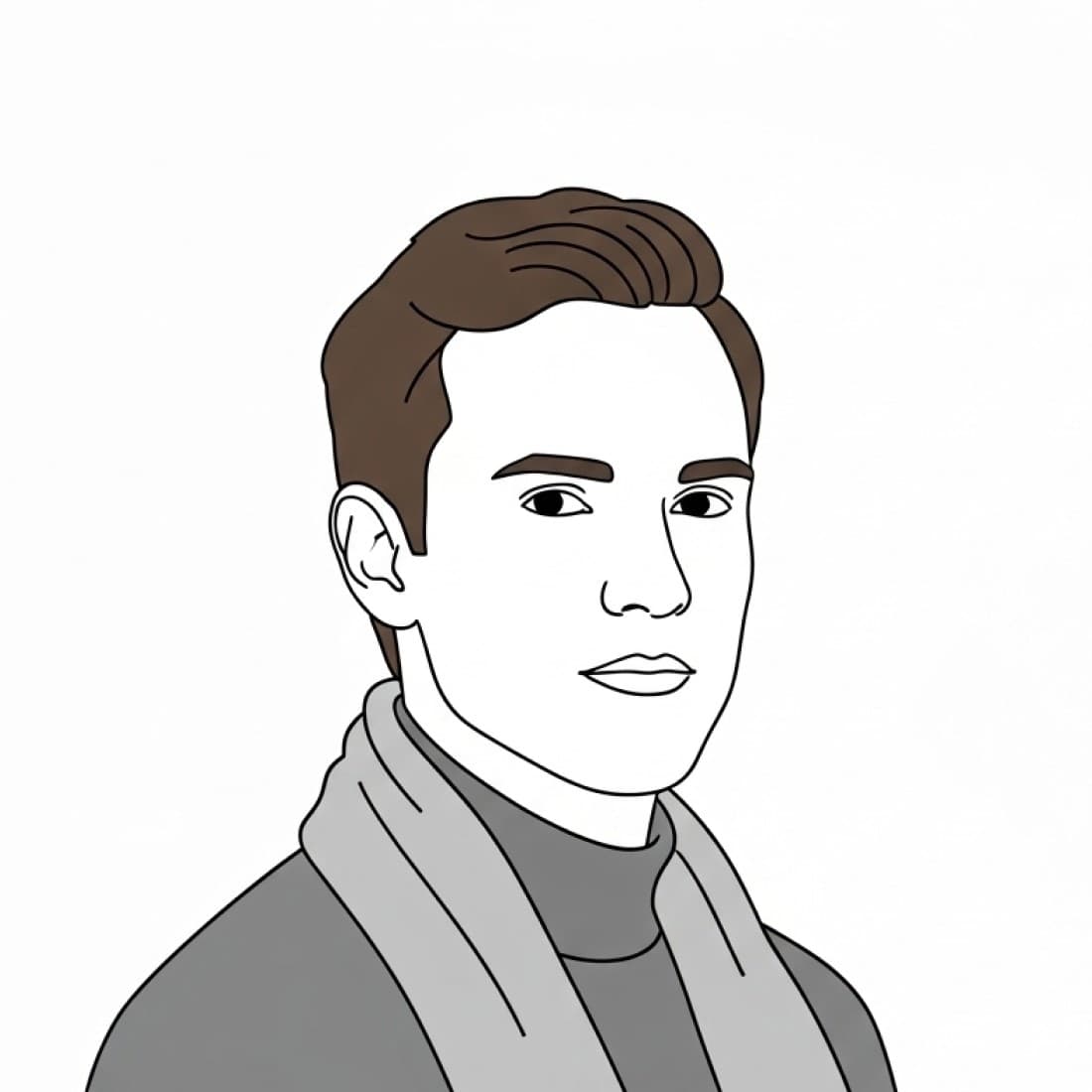 Sophisticated Turtleneck Scarf Avatar: Google Imagen prompts, Nano Banana prompts, Midjourney prompts, ChatGPT prompts, DALL-E prompts Prompt