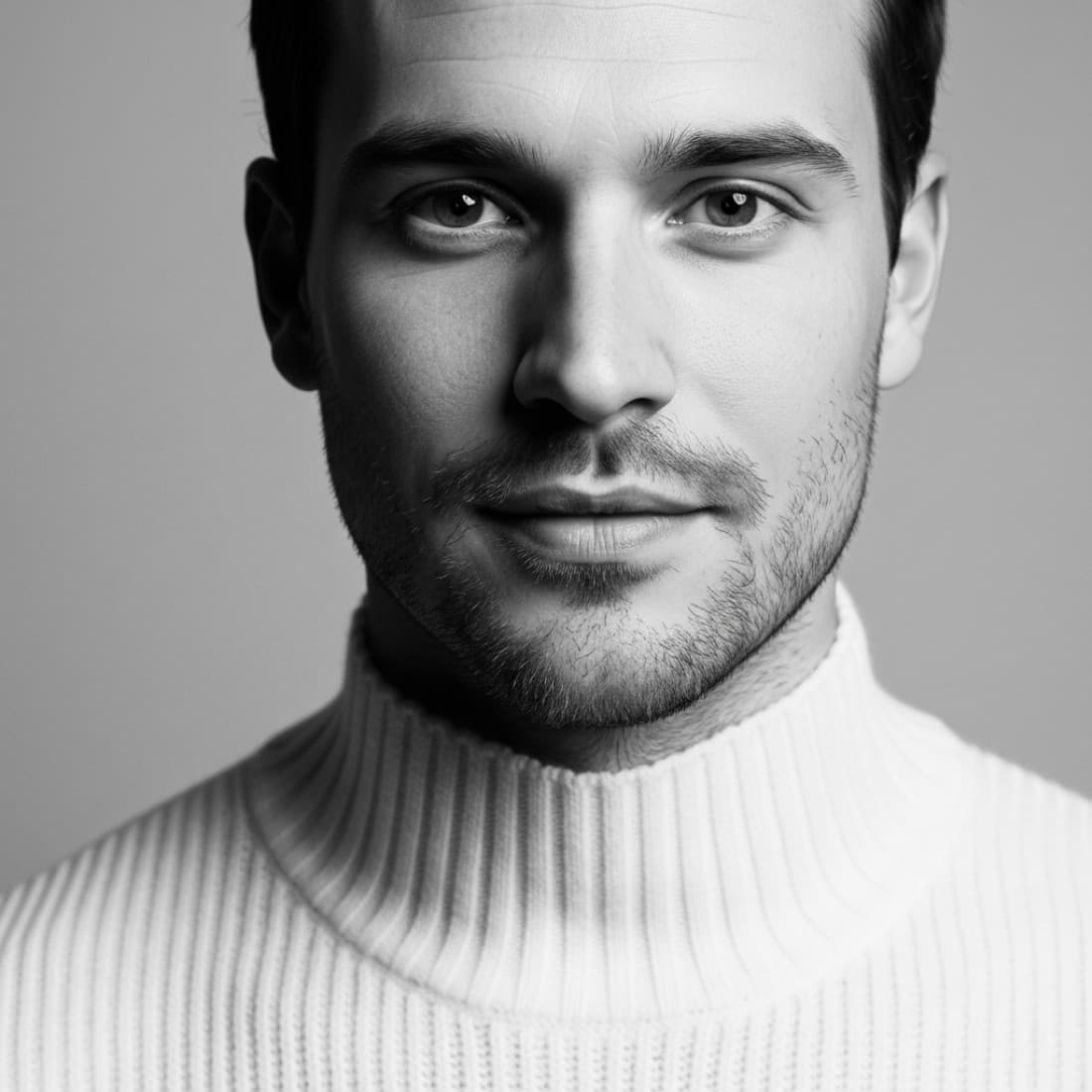 Black-and-White Cashmere Close-Up Portrait: Google Imagen prompts, Nano Banana prompts, Midjourney prompts, ChatGPT prompts, DALL-E prompts Prompt
