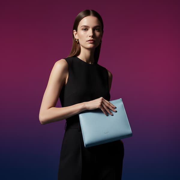 AI Prompts for Purple Gradient Fashion Photography Prompts